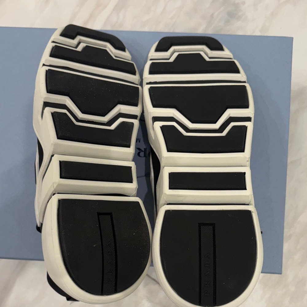 Prada Men's Monochrome Sneakers - Picture 5 of 7